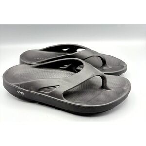 Oofos‎ Recovery Flip Flops, Black M10/W12 Unisex